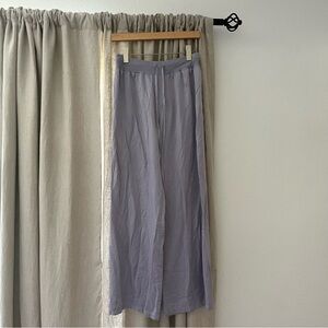 The Cashmere Project Satin Lounge Wide Leg Cozy Pants